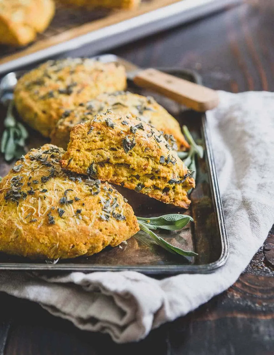 Parmesan Pumpkin Scones