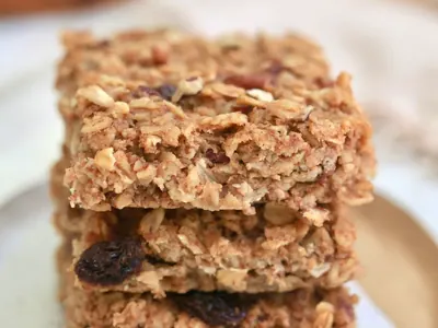 Oatmeal Nut Butter Bars
