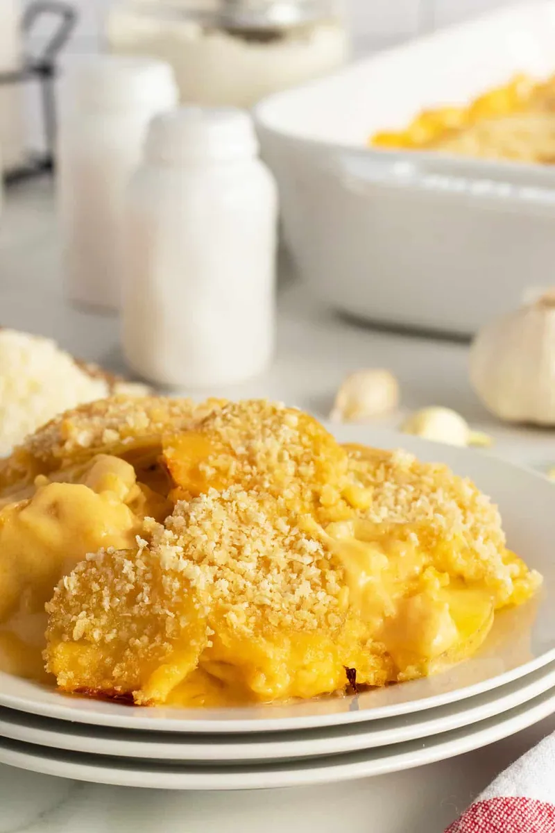 Cheddar Potato Gratin