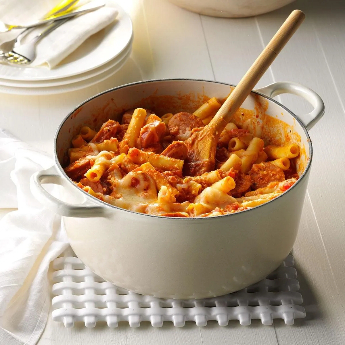 Fire-Roasted Sausage Ziti