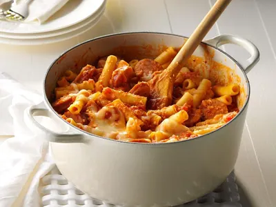 Fire-Roasted Sausage Ziti