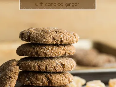Chewy Molasses Spelt Cookies