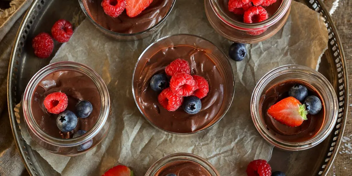 Dark Chocolate Tofu Pudding