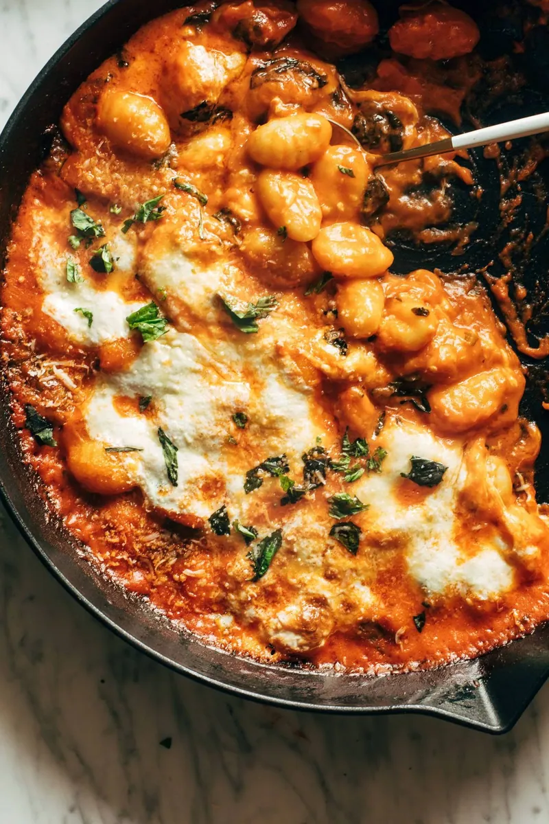 Baked Gnocchi with Spinach