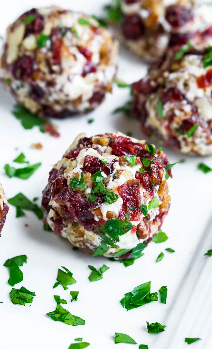Candied Pecan Goat Cheese Balls