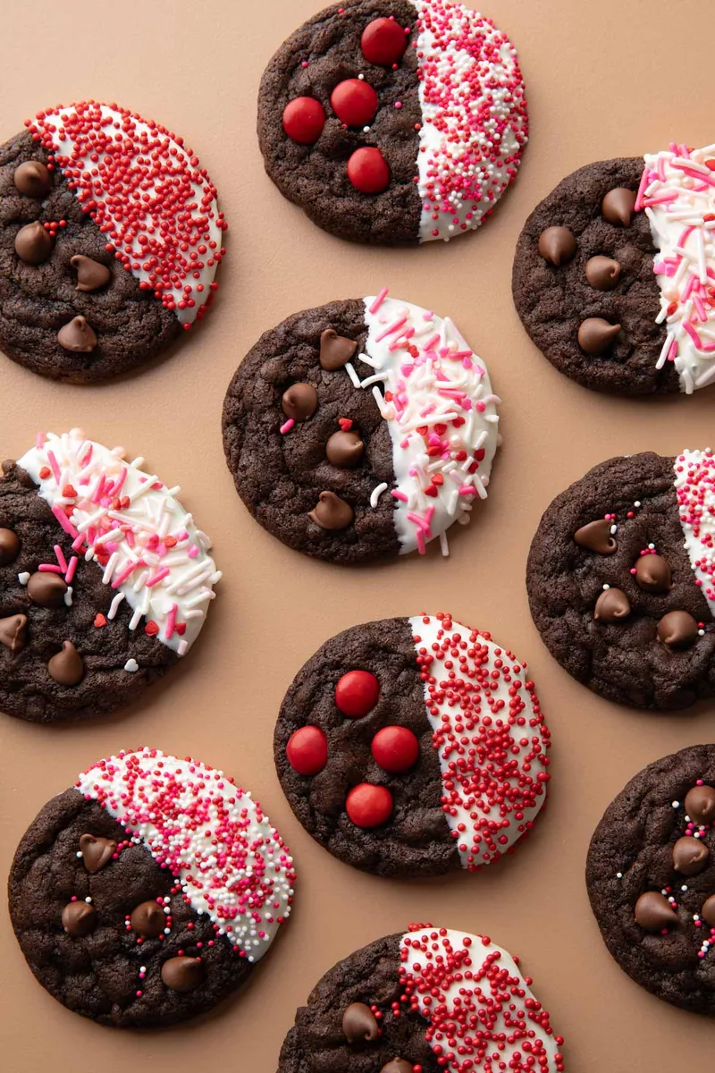 White Chocolate Dipped Cookies