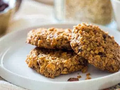 Apple Raisin Oatmeal Cookies