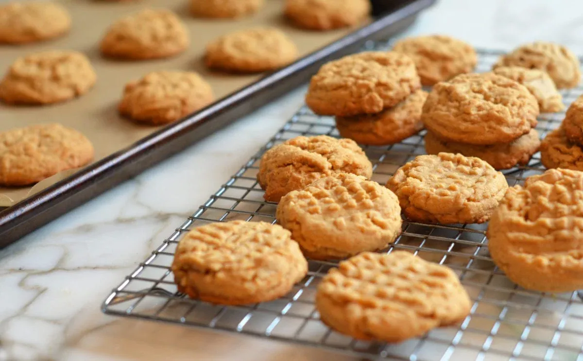 Peanut Butter Cookies with nuts and seeds