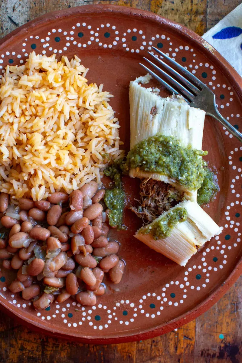 Braised Guajillo Lamb Tamales