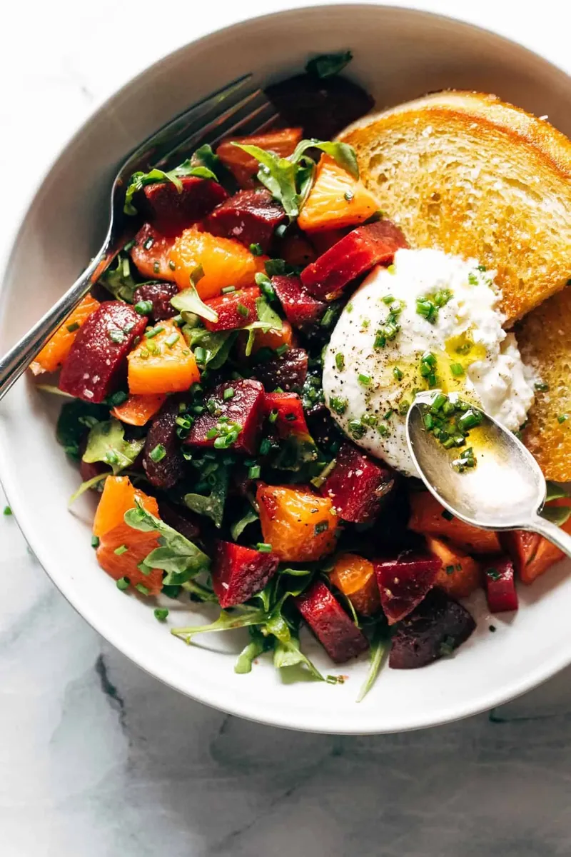 Beet Burrata Salad