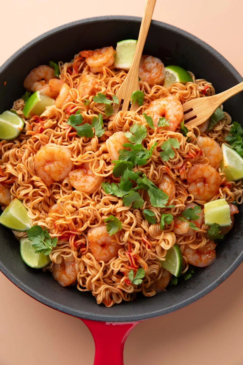 Sriracha Lime Shrimp Ramen