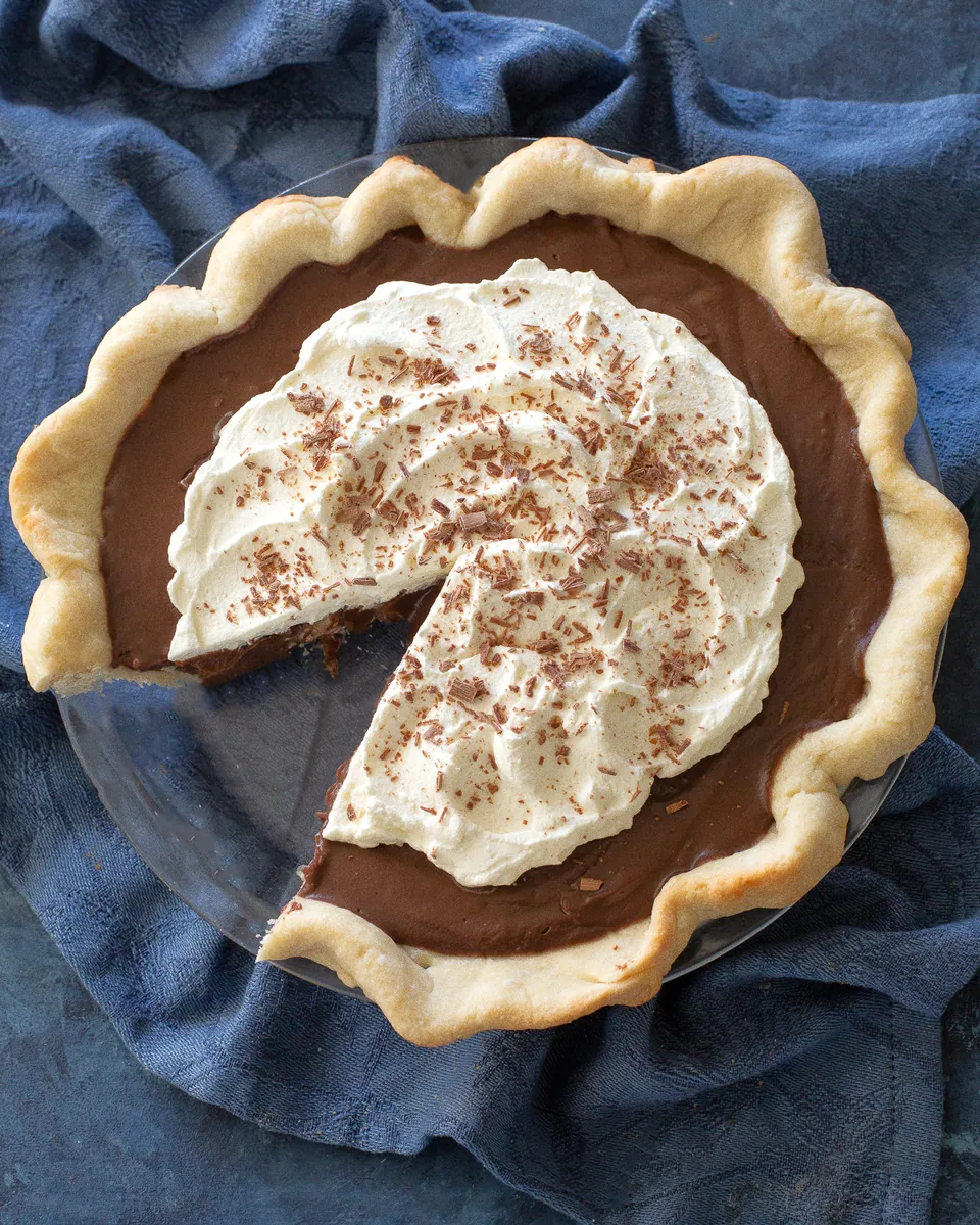 Chocolate Cream Brownie Pie
