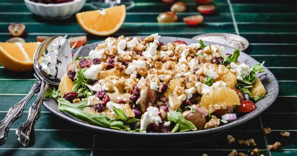 Christmas Orange Grape Salad