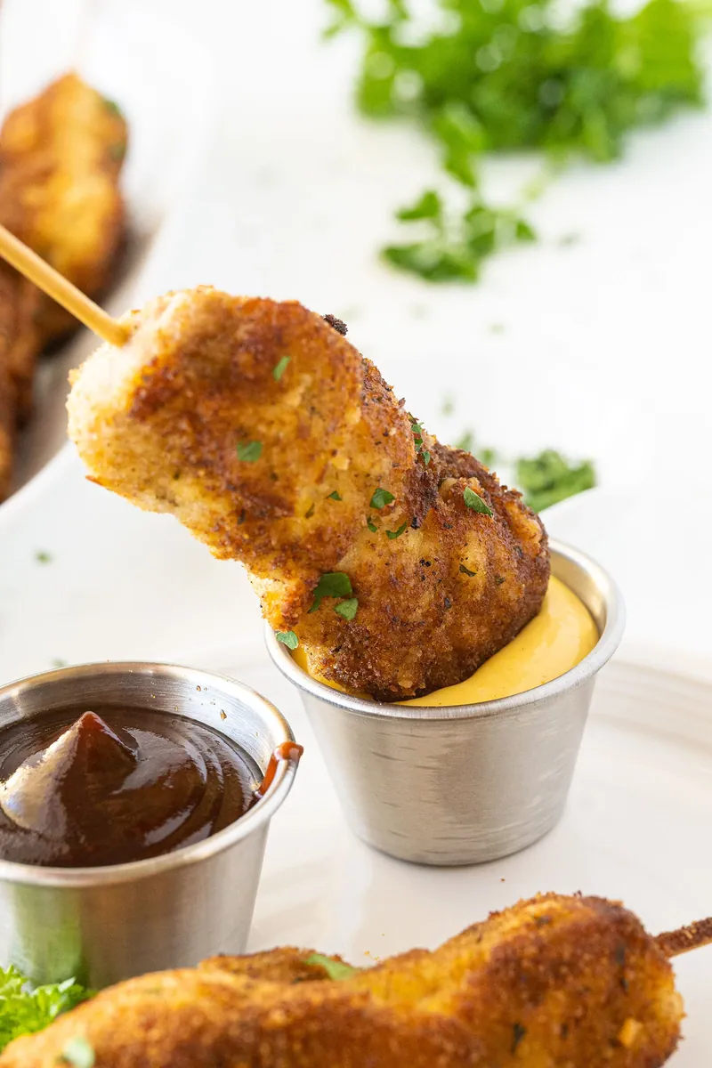 Breaded Pork Skewers