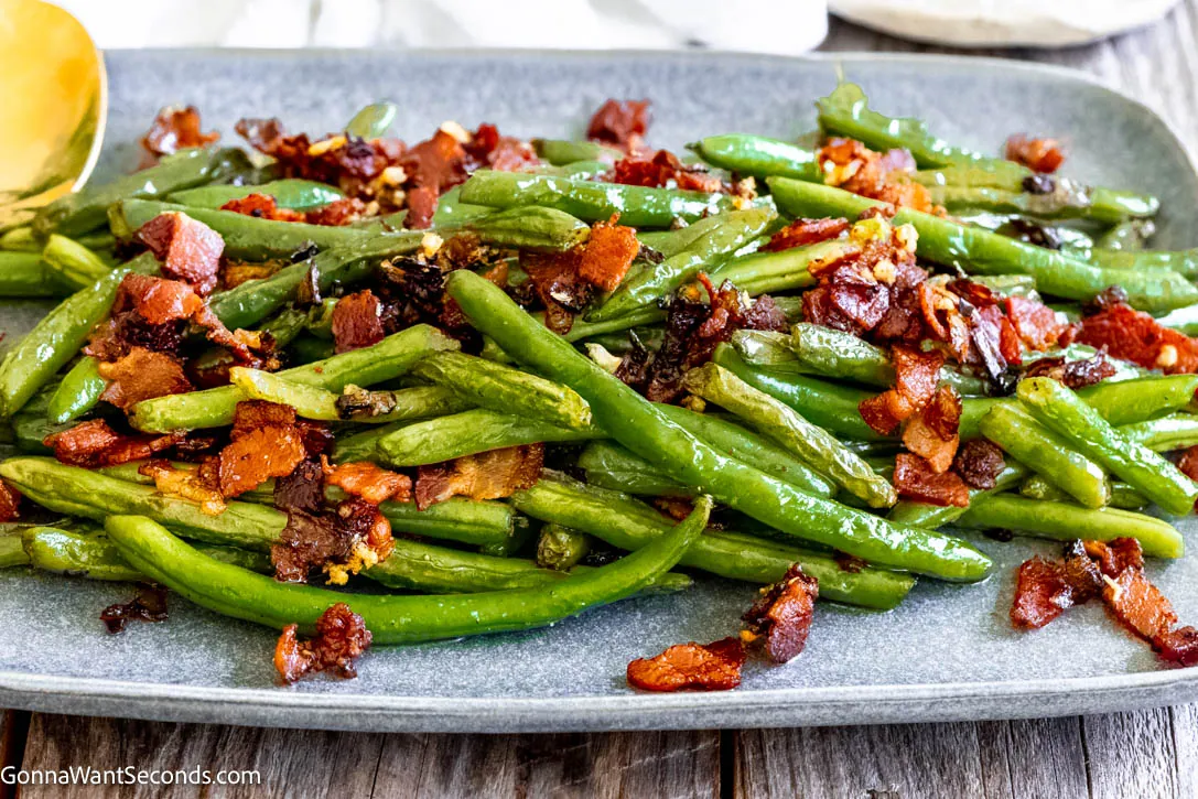 Green Beans with Bacon with garlic