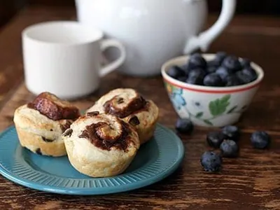 Chocolate Cream Cheese Breakfast Biscuits