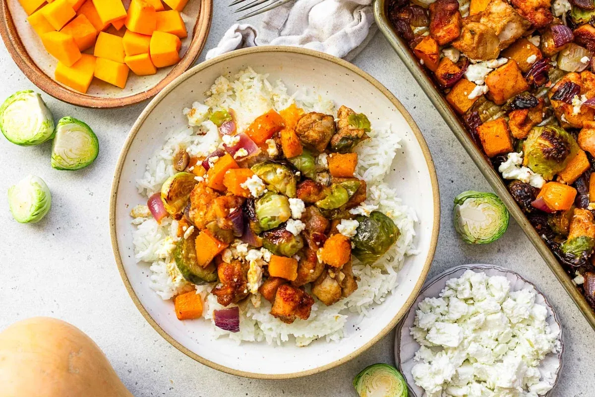 Fall Chicken Sheet Pan Dinner