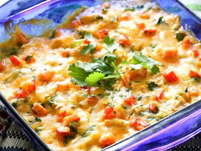 Salsa Verde Enchiladas
