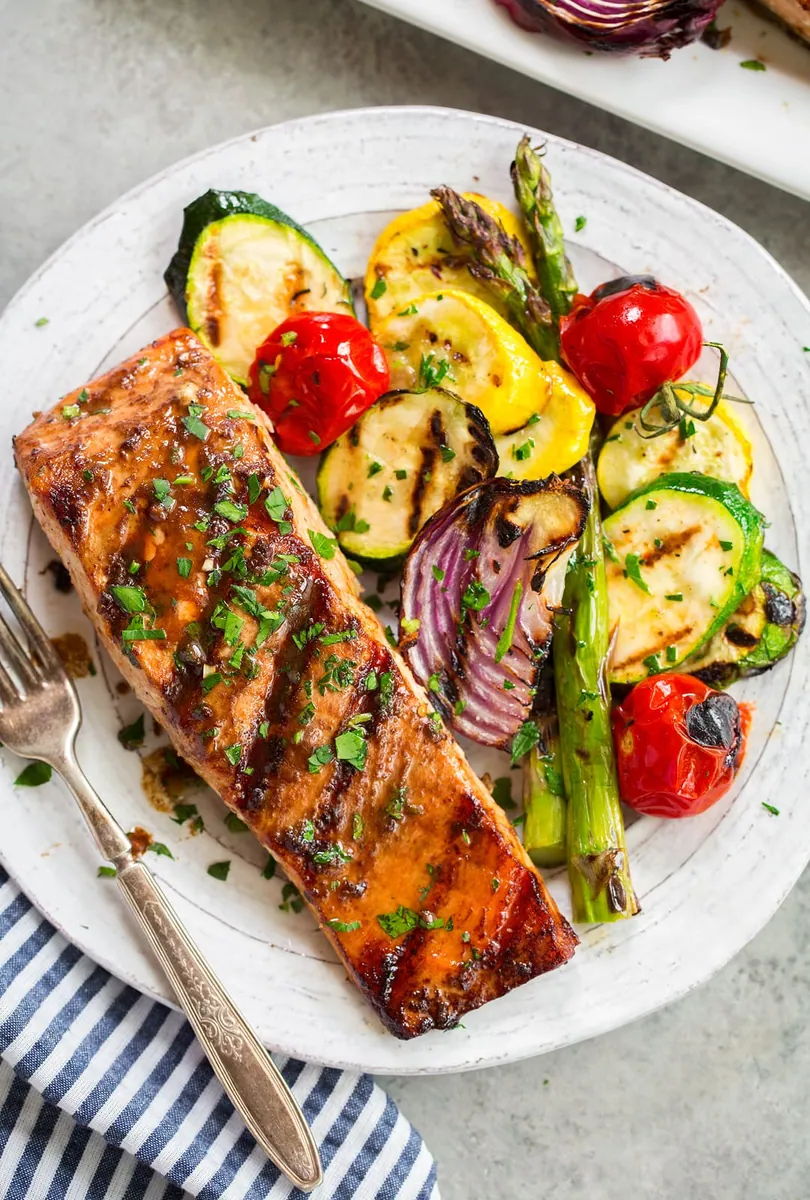 Marinated Grilled Salmon