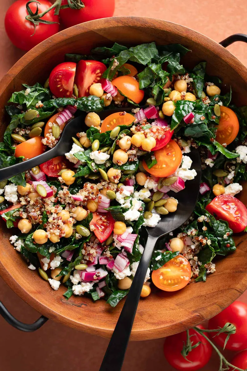Kale Chickpea Salad