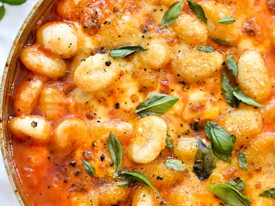 Gnocchi With Tomato Sauce with fresh tomatoes