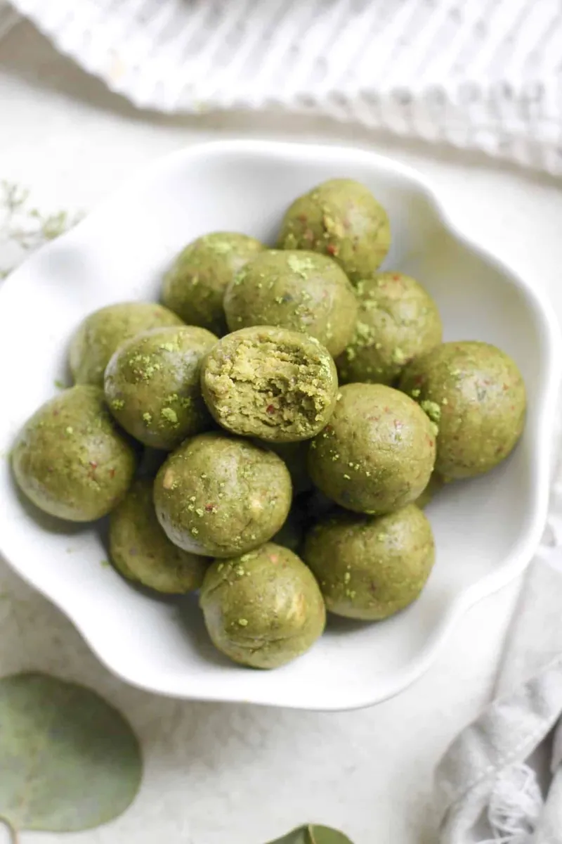 Matcha Cookie Dough Bites