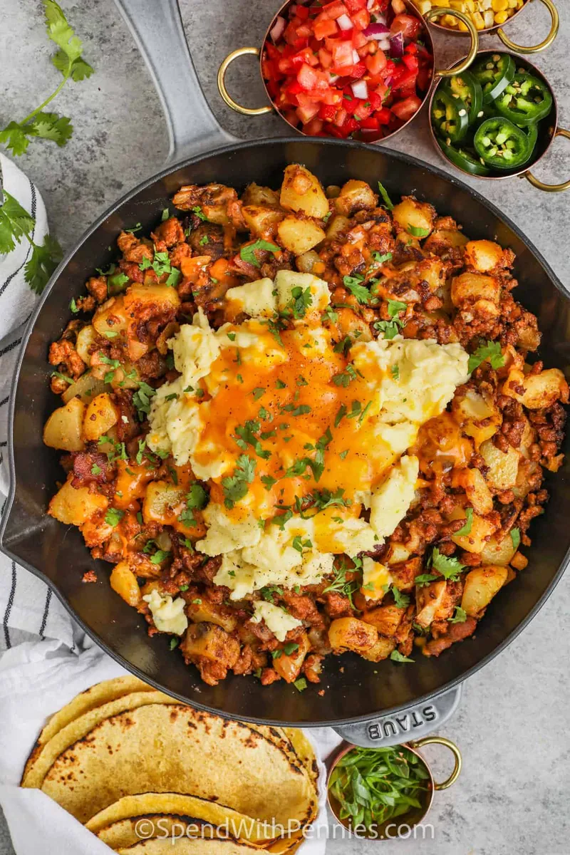 Chorizo Potato Hash