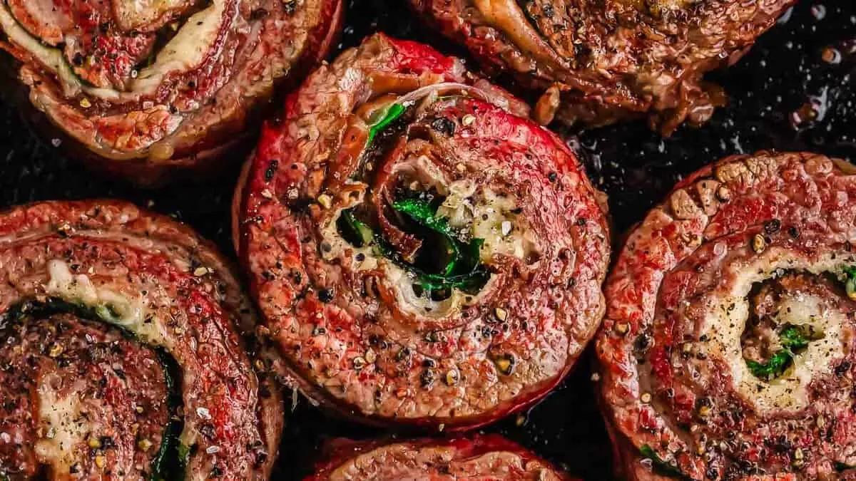 Flank Steak Pinwheels
