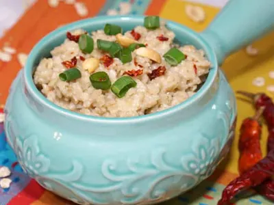 Thai Peanut Savory Oatmeal