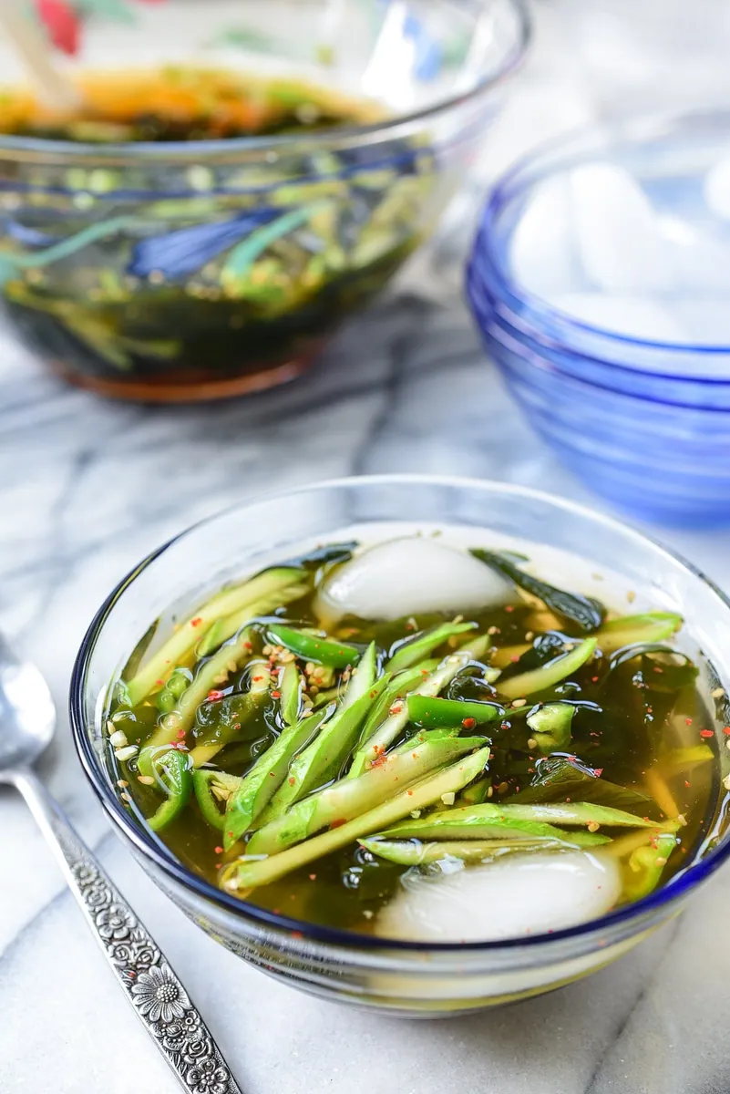 Korean Cucumber Seaweed Soup