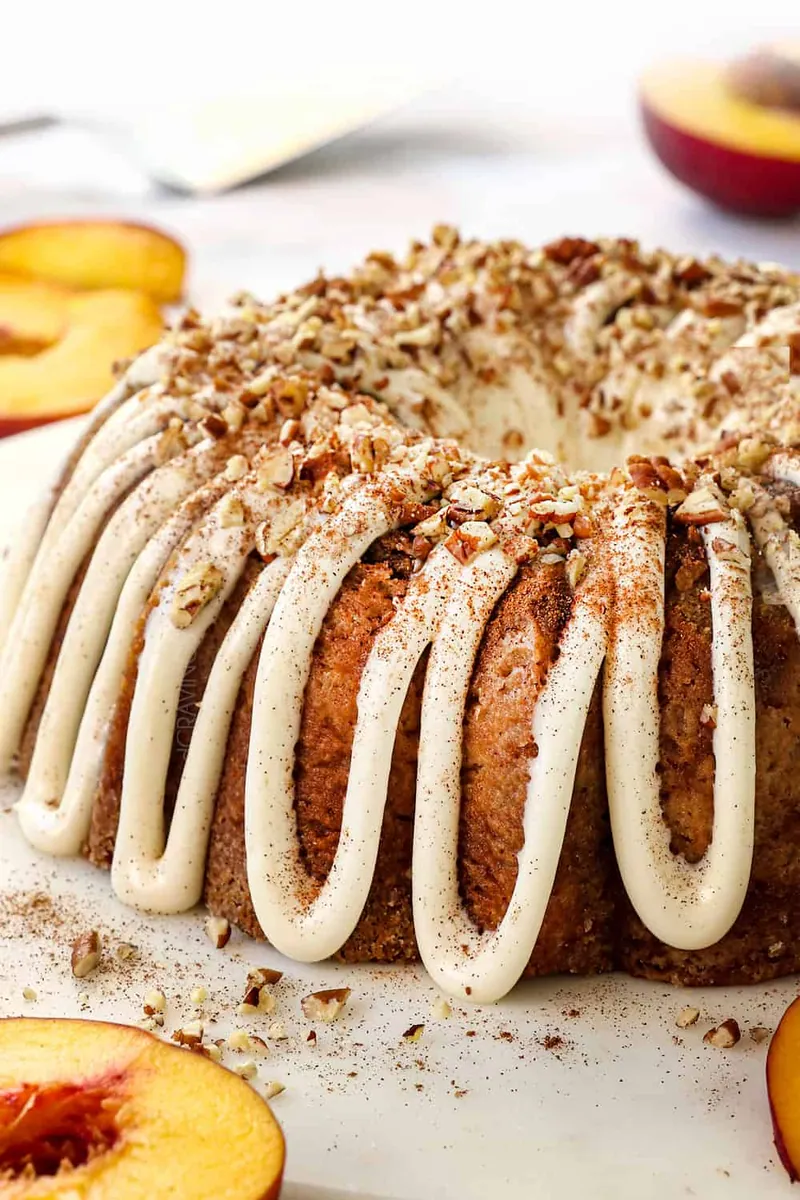 Peach Cobbler Pound Cake