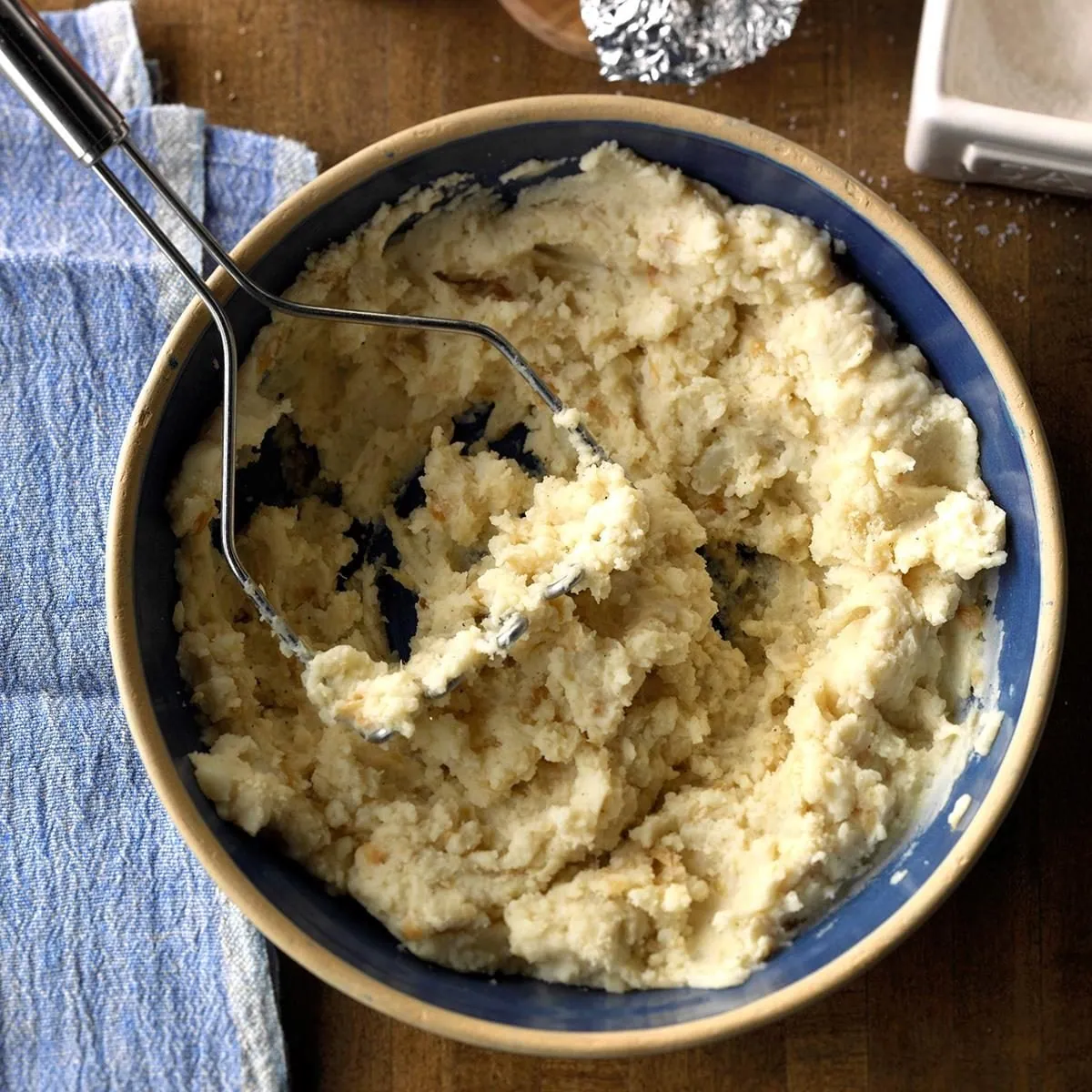 Garlic Mashed Potatoes with butter
