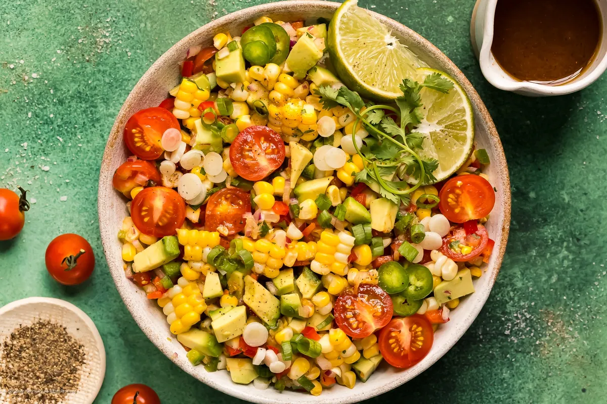 Avocado Corn Tomato Salad