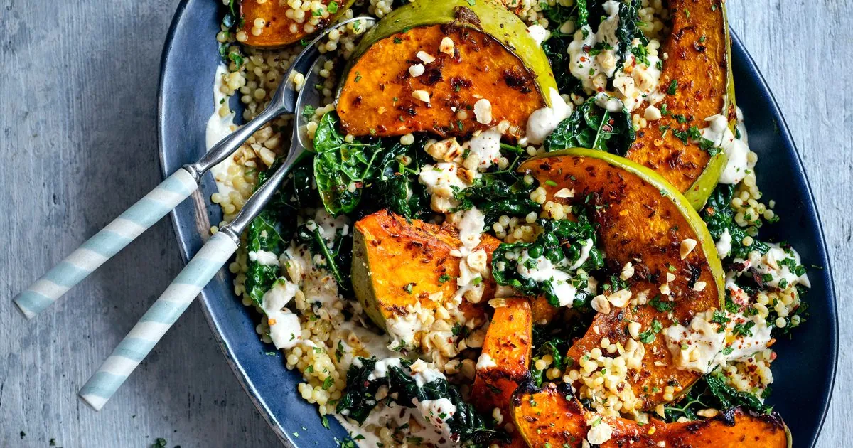 Roasted Squash Couscous Salad