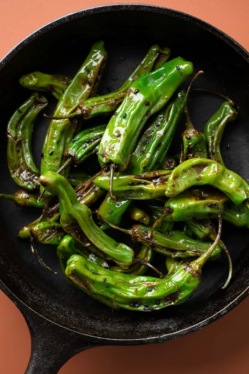 Sriracha Shishito Peppers
