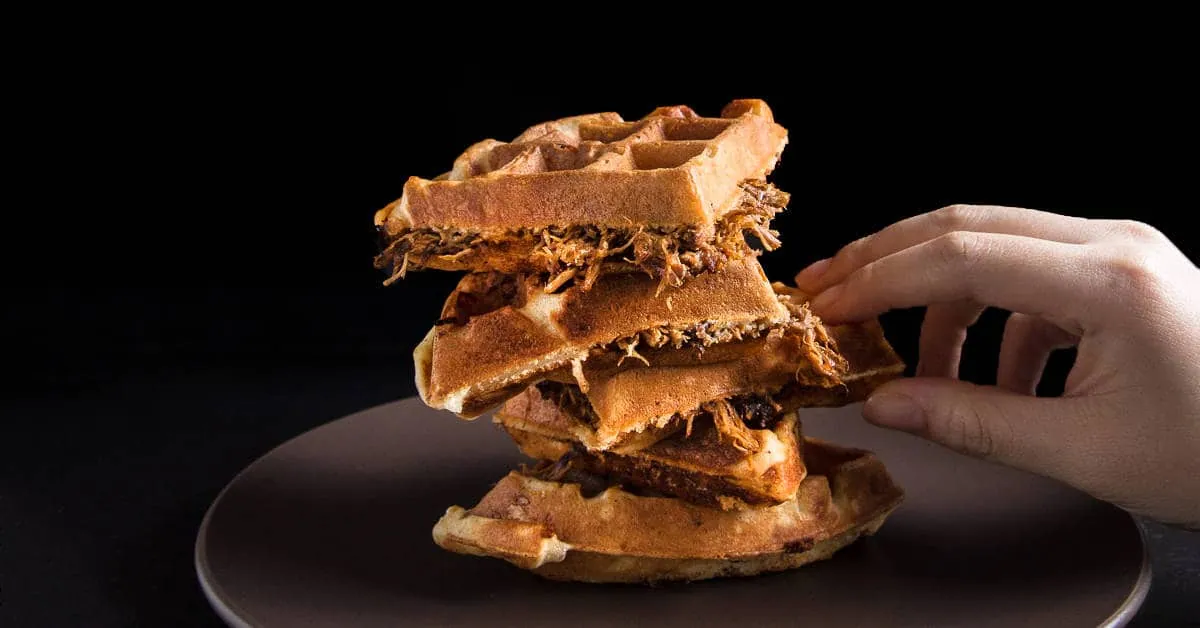 Pulled Pork Waffles