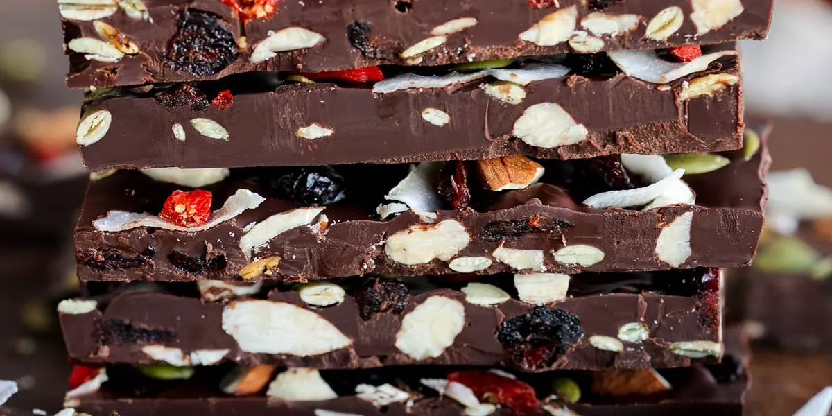 Dark Chocolate Trail Mix Bars