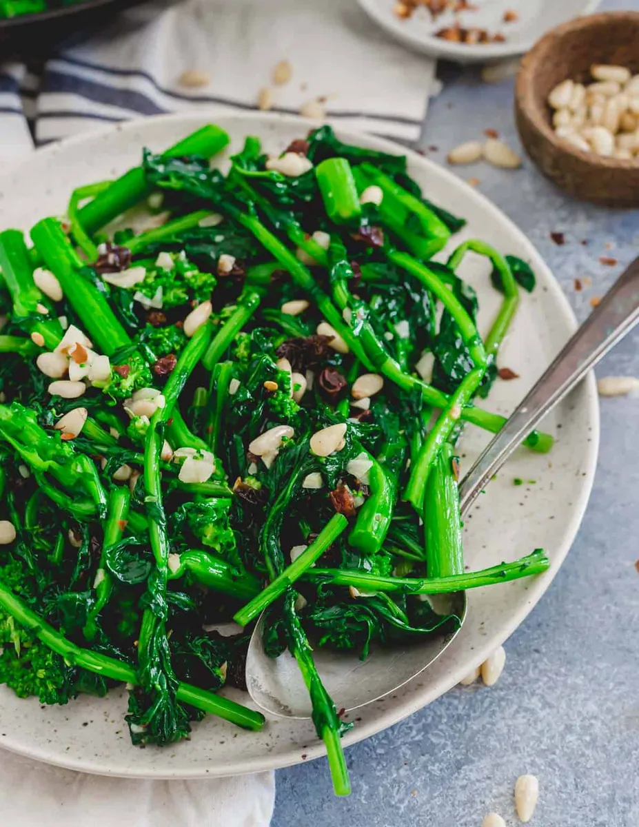 Sweet Spicy Broccoli Rabe