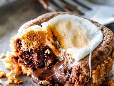 S'mores Molten Lava Cakes