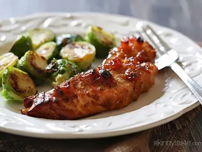 Broiled Salmon with Chutney