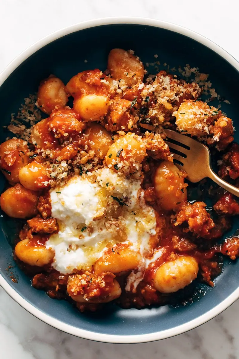 Gnocchi with Red Sauce