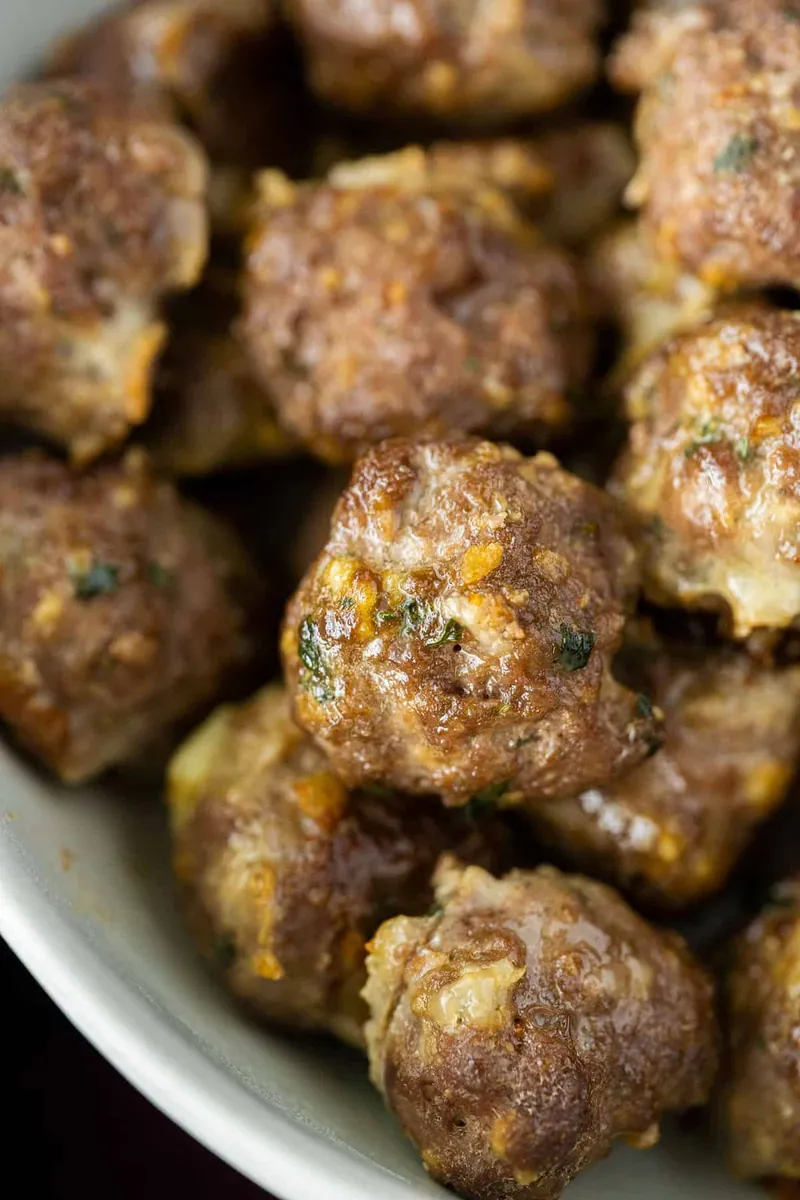 Baked Beef Meatballs with ground beef