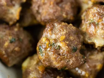 Baked Beef Meatballs with ground beef