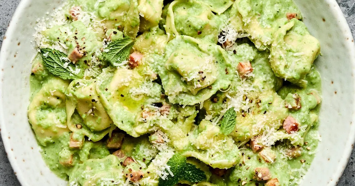 Creamy Ham and Pea Pasta