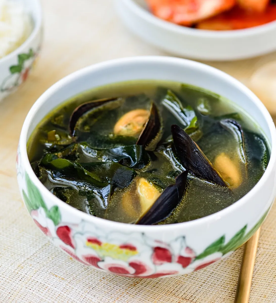 Mussel Seaweed Soup