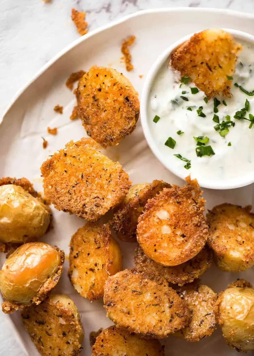 Crispy Parmesan Potatoes
