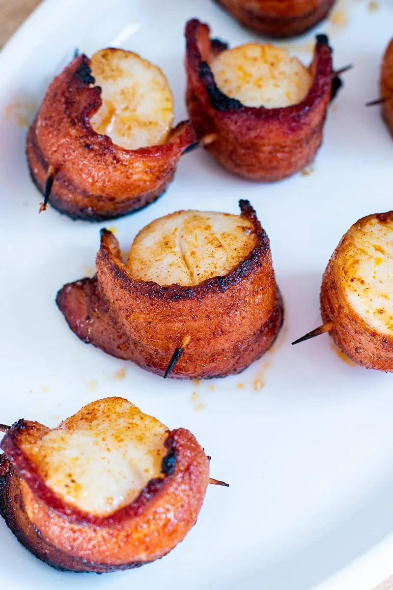 Sweet Paprika Bacon Scallops