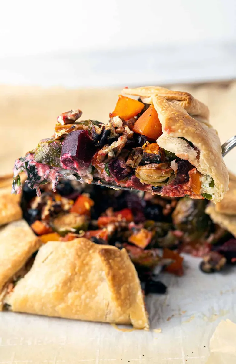 Roasted Vegetable Ricotta Galette