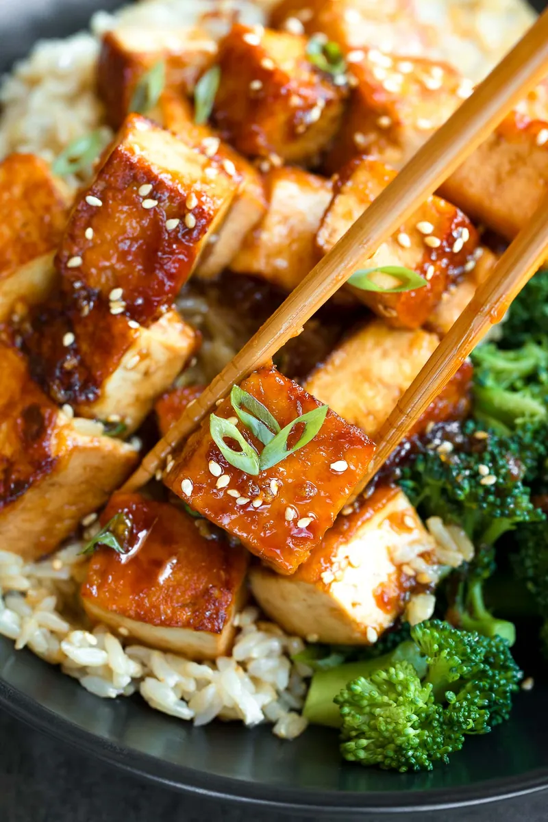 Honey Garlic Tofu