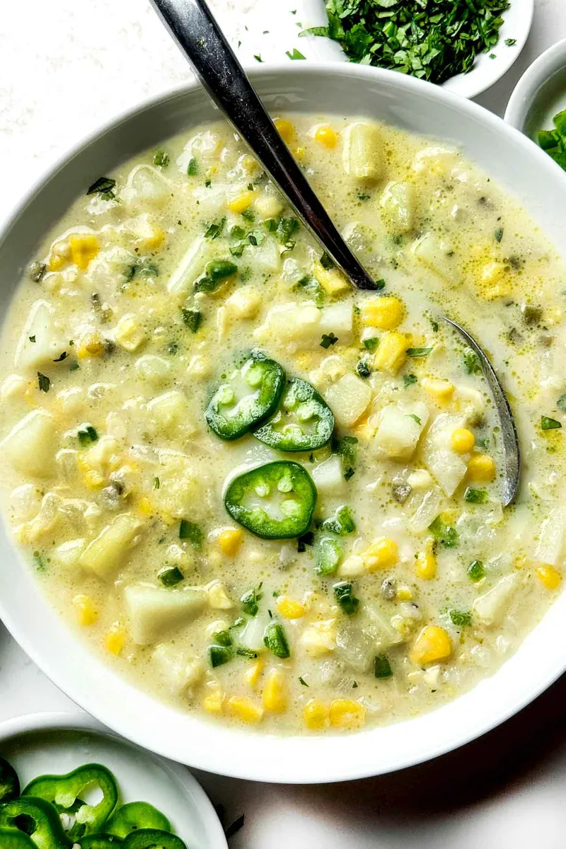 Corn Jalapeño Potato Soup
